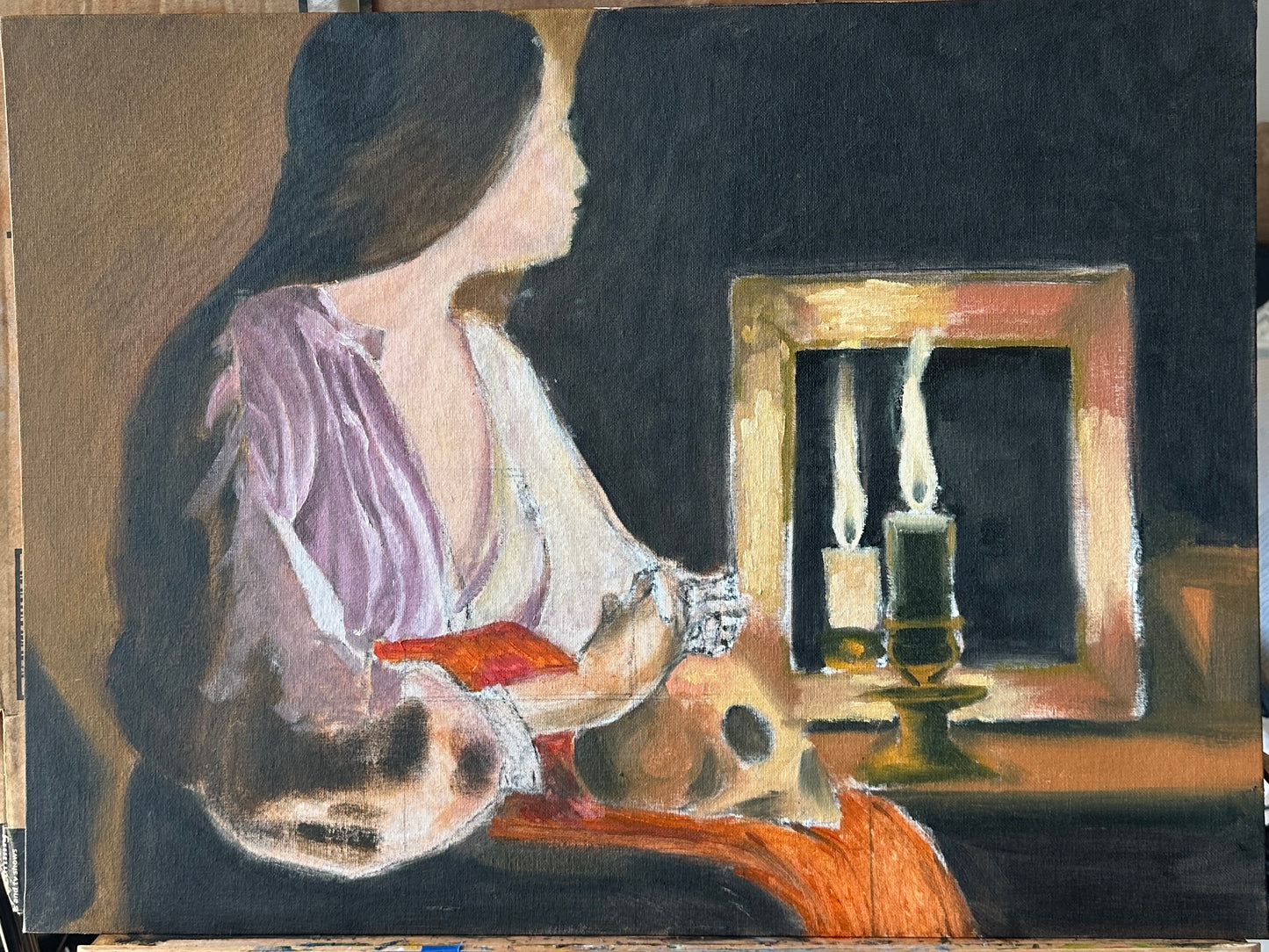 'The Penitent Magdalen' by Georges de La Tour
